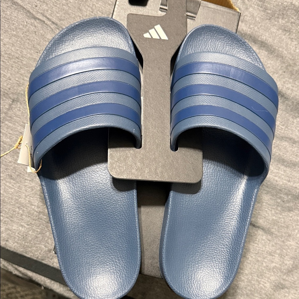 Adidas Navy Slide Sandals